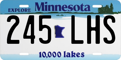 MN license plate 245LHS