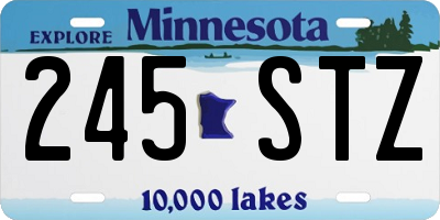 MN license plate 245STZ