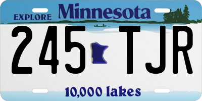 MN license plate 245TJR