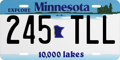 MN license plate 245TLL