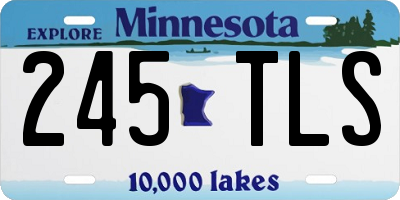 MN license plate 245TLS