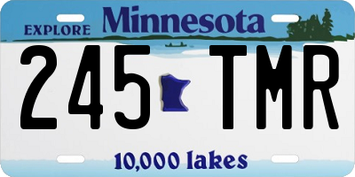MN license plate 245TMR