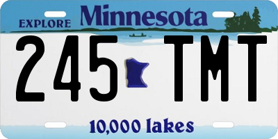MN license plate 245TMT
