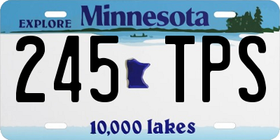 MN license plate 245TPS