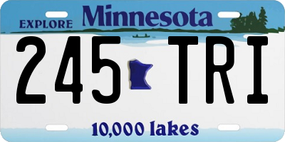 MN license plate 245TRI
