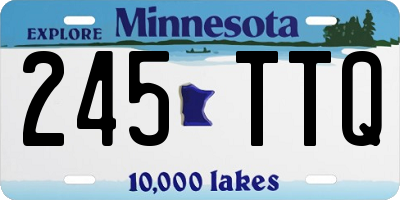 MN license plate 245TTQ