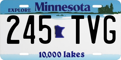 MN license plate 245TVG