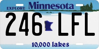 MN license plate 246LFL