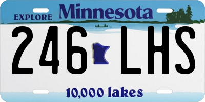 MN license plate 246LHS