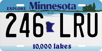MN license plate 246LRU