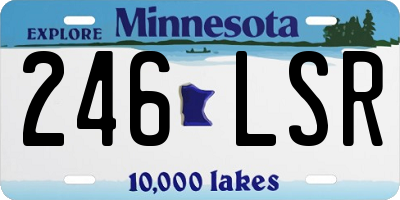 MN license plate 246LSR