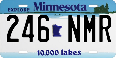 MN license plate 246NMR