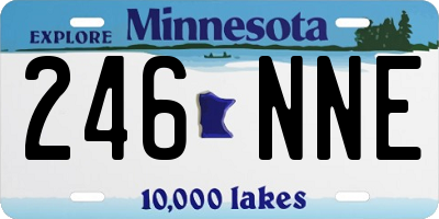 MN license plate 246NNE