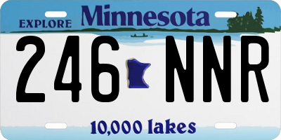 MN license plate 246NNR