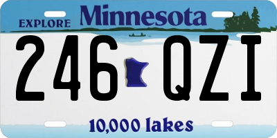 MN license plate 246QZI