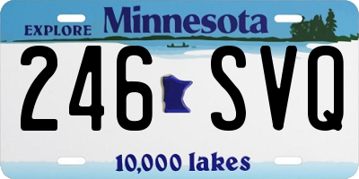 MN license plate 246SVQ