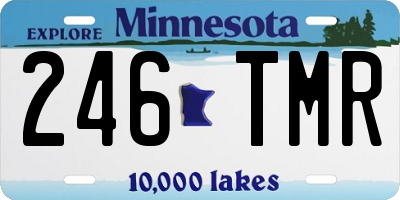 MN license plate 246TMR