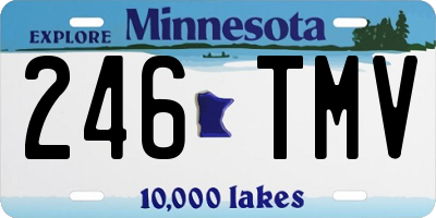 MN license plate 246TMV