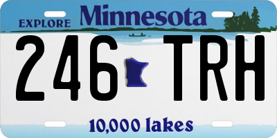 MN license plate 246TRH