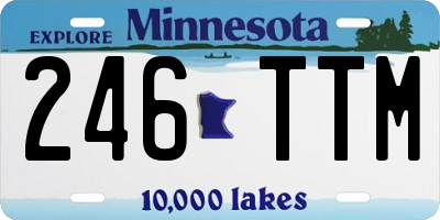 MN license plate 246TTM