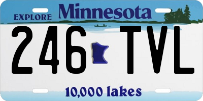 MN license plate 246TVL