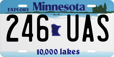 MN license plate 246UAS
