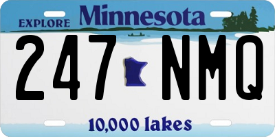 MN license plate 247NMQ