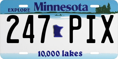 MN license plate 247PIX