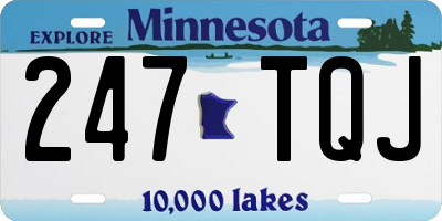 MN license plate 247TQJ