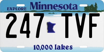 MN license plate 247TVF