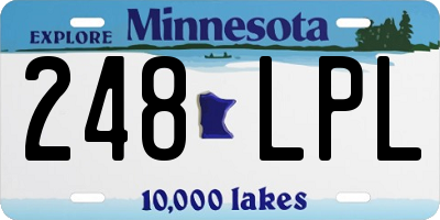 MN license plate 248LPL