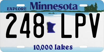 MN license plate 248LPV