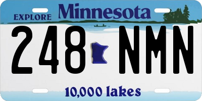 MN license plate 248NMN