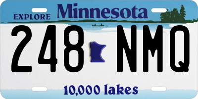 MN license plate 248NMQ