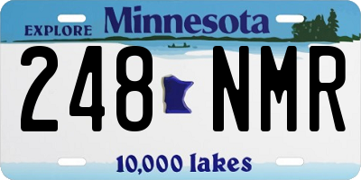 MN license plate 248NMR