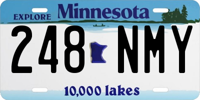 MN license plate 248NMY