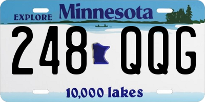MN license plate 248QQG