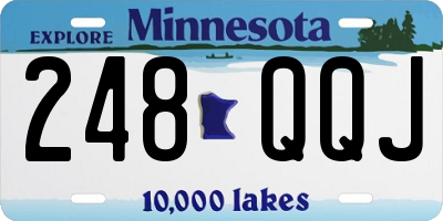 MN license plate 248QQJ