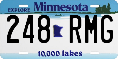 MN license plate 248RMG
