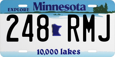 MN license plate 248RMJ