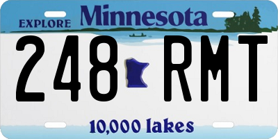 MN license plate 248RMT