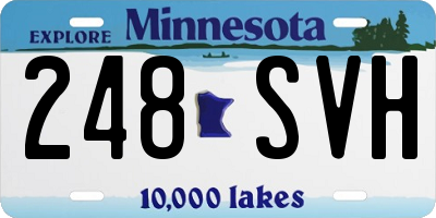 MN license plate 248SVH