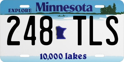 MN license plate 248TLS