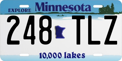 MN license plate 248TLZ