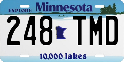MN license plate 248TMD