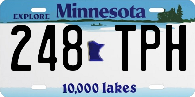 MN license plate 248TPH