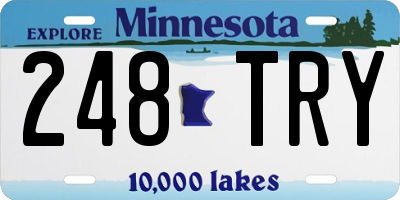MN license plate 248TRY
