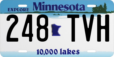 MN license plate 248TVH