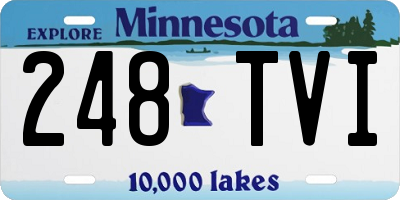 MN license plate 248TVI