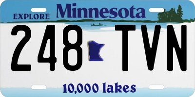 MN license plate 248TVN